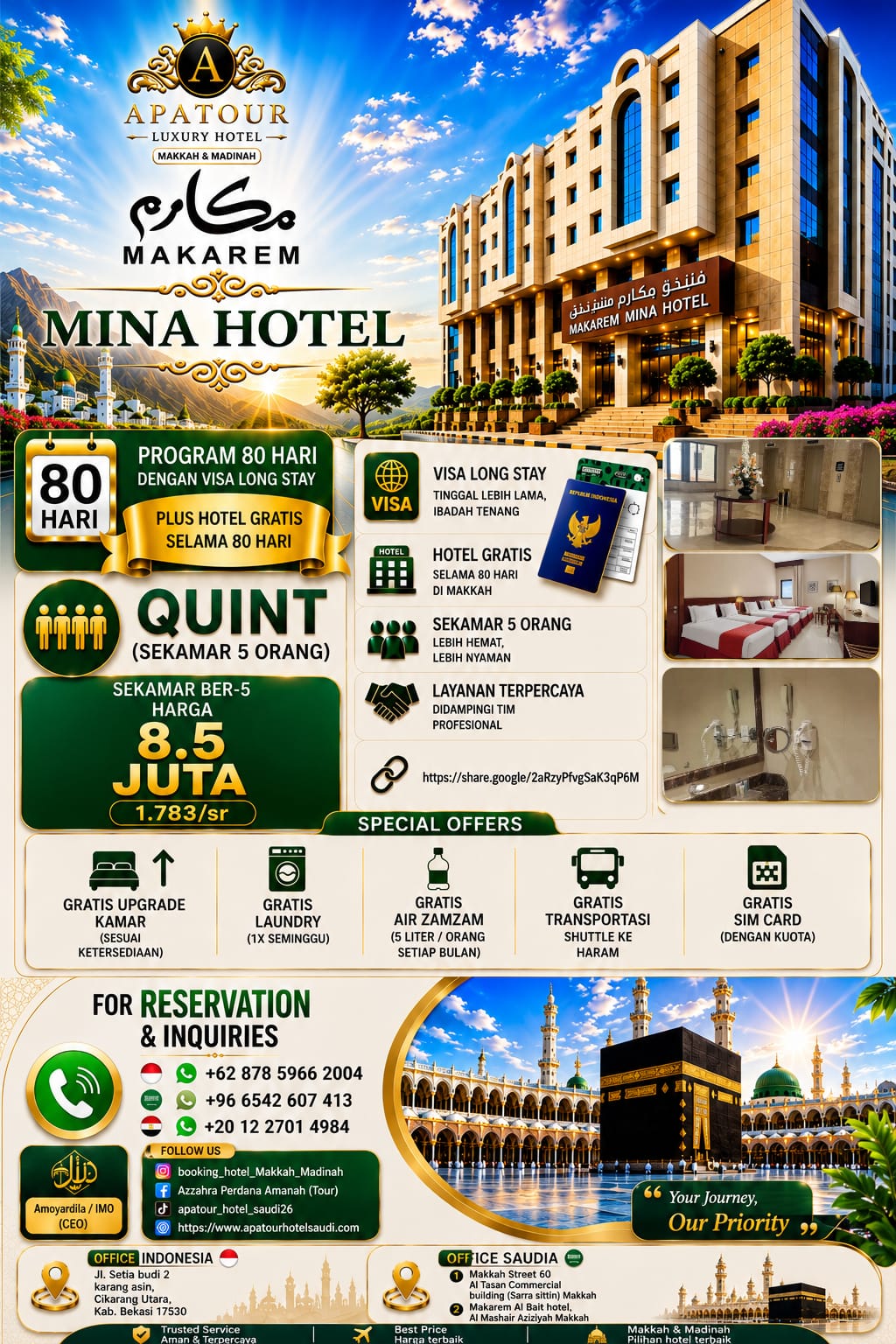 PAKET 80 HARI VISA LONG STAY